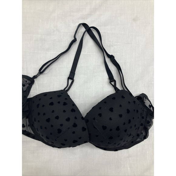 Victoria's Secret Other - Victory Secret 36B Black Hearts! Beautiful Bra